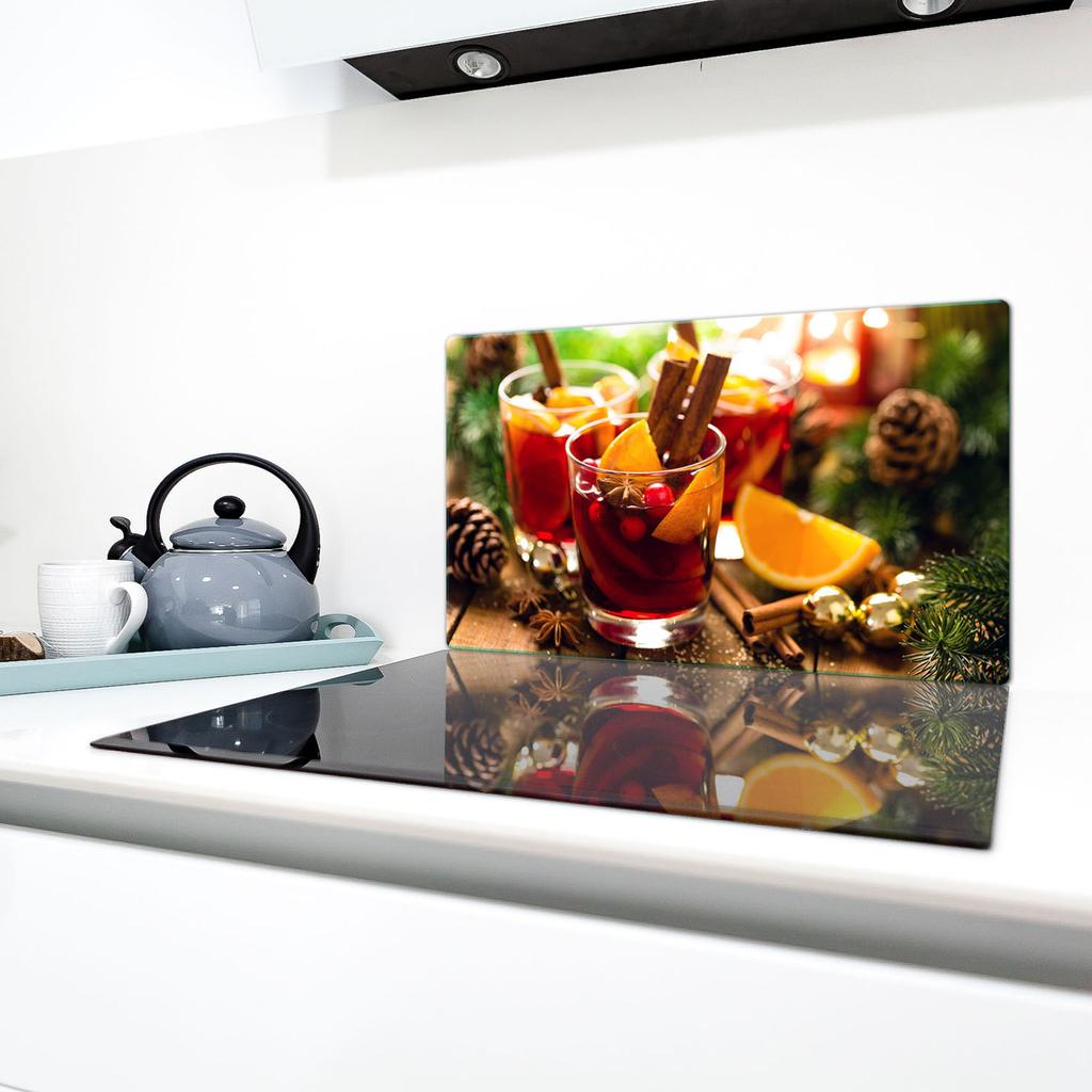 GLASS PROTECTIVE PLATE FOR STOVE 90x52 DRINK