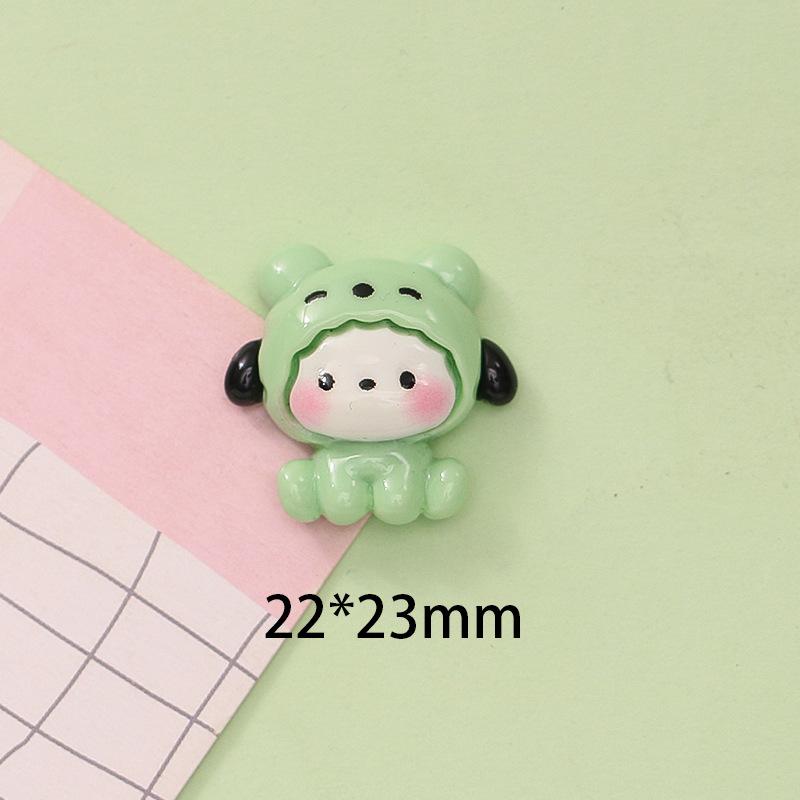 10 Pcs New Kawaii Cartoon Cute Moon Dog Series Resin Scrapbook Diy Jewelry Party Children Gift Hairpin Accessories A24