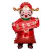 New Year God of Wealth and Snake Aluminum Balloon Set – Festive Decorations