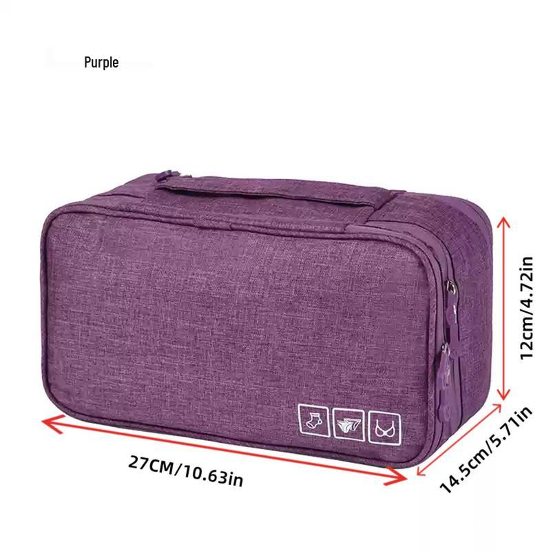Portable 3-in-1 Travel Underwear Organizer