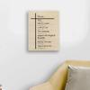 WODMIS Bible Verses Christian Wall Decor Framed Canvas Art - Scripture Religious Home Decorations for Living Room, Bedroom - pirational 11x14 Wall