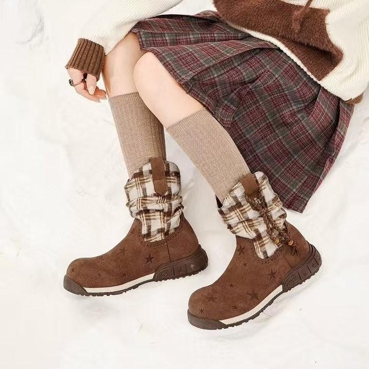 

Speedism 2025 new retro Martin boots women s autumn versatile niche design short boots fashion outdoor single boots 40 коричневый