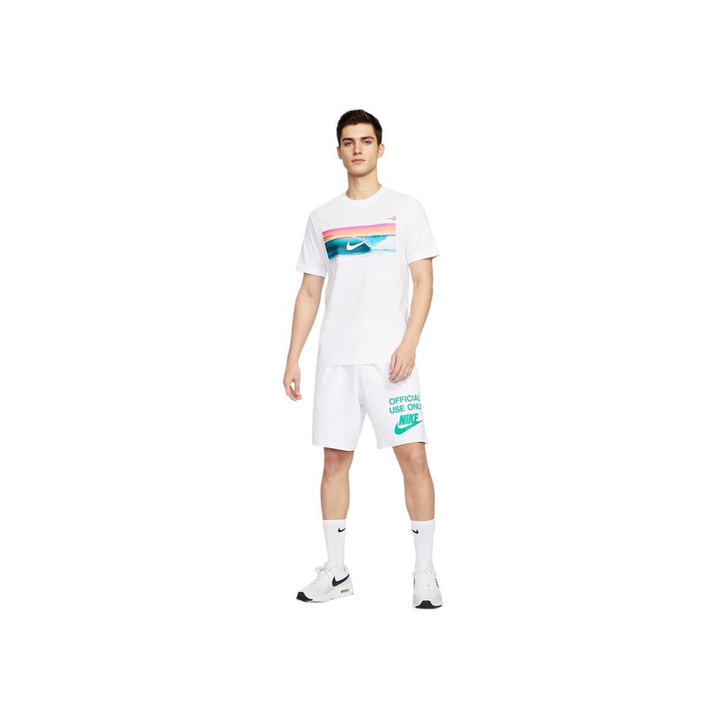 Nike Sportswear Fashion Comfortable Trendy Minimalist Short Sleeve T-Shirt Men Tops White HJ0761-100