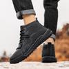 2024 New Autumn Winter High Quality Men Flat Designer Shoes Handmade Casual Leather Ankle Boots Tooling Desert Motorcycle Boots