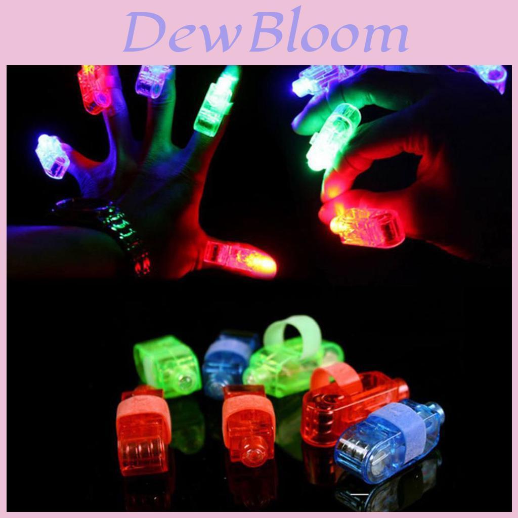 Bright Led Finger Lights Vibrant Laser Rings Perfect For Parties And Celebrations