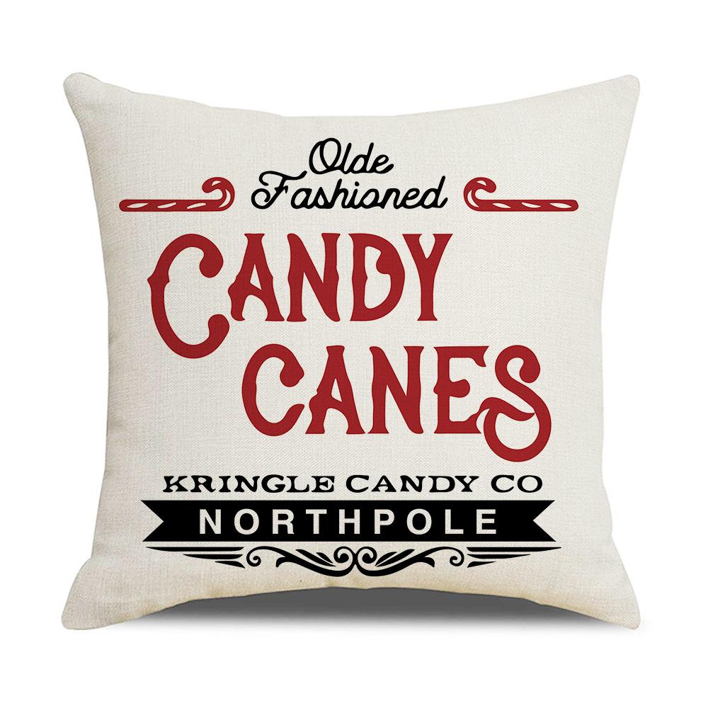 New Home Christmas Pillow Cover Modern Simple Living Room Cushion Cover Fabric Decorative Cushion Cover