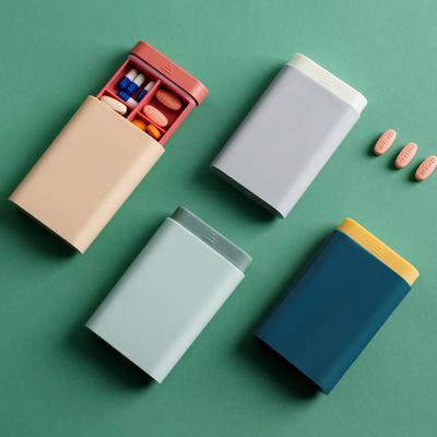 Boîte de rangement de pilules Portable, pilulier de tablette, distributeur de médicaments, Mini boîtes de distribution de Kit médical, boîte d'organisation