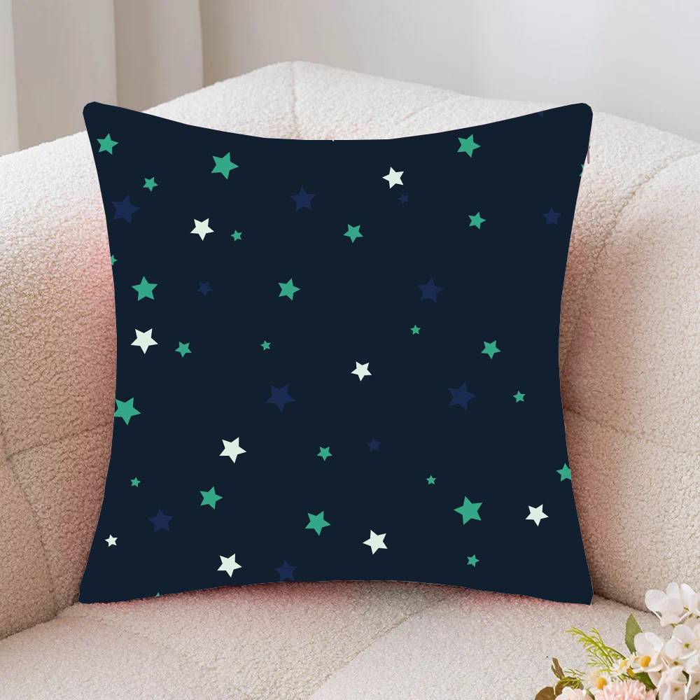Ripple Star Simplicity Pillow Case Fashion Square Pillowcase Bedroom Sofa Room Ins Decoration Leisure