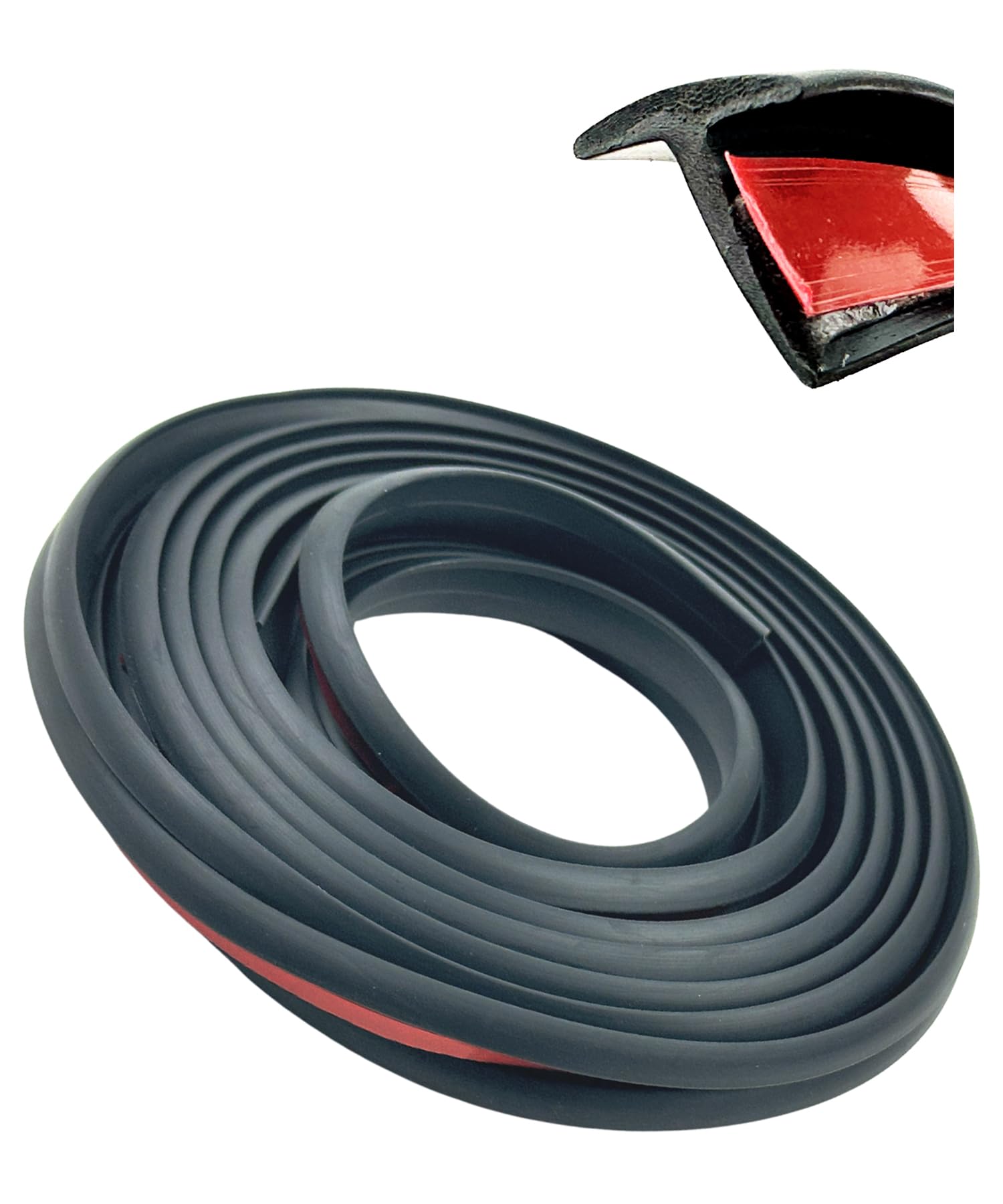 

HTharros Car Mall, T-Shaped, 16.4 ft (5 m), Aero Mall, Gap Filling, 0.2 inches чорний