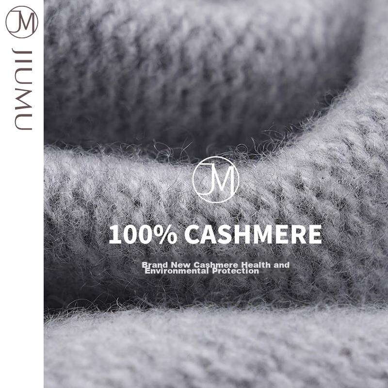 JIUMU Pure Cashmere Warm Knitted Beanie Hat, Cold-Proof Headwear, Autumn And Winter Outdoor Winter Cap, Winter Ear Protection Hat for Me