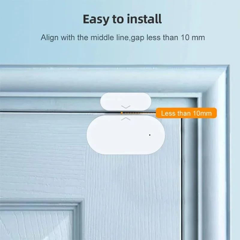 Door Sensor Window Sensor Home security For Smart Home Smart Life APP  Compatible with Alexa Google Assistant