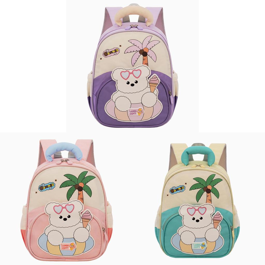 Kids School Bag With Lightweight Design And Cartoon Pattern For Preschool Education Use