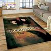 Alfombra Alfombrilla 3D SPN Más Reciente Sobrenatural Dean Sam para Sala de Estar Dormitorio Decoración del Hogar, Alfombrilla Antideslizante Decoración para Sofá Felpudo