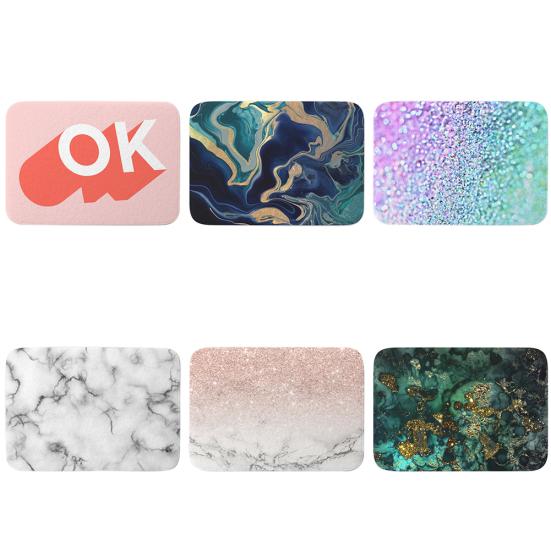 40 x 60 cm Odolná podlahová rohož ve stylu mramoru Rohožka protiskluzová Koupelnová domácí dekorace