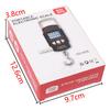 Portable Fishing Weight Scale, 110lb/50kg Lightweight Scales With 1m/ 3.2ft Tape Measure With Screen Hanging Fishing Luggage Scale For Home Outdoor