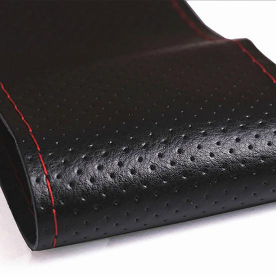 Leather Auto Steering Wheel Cover Soft Anti-slip Car Protect Sleeve