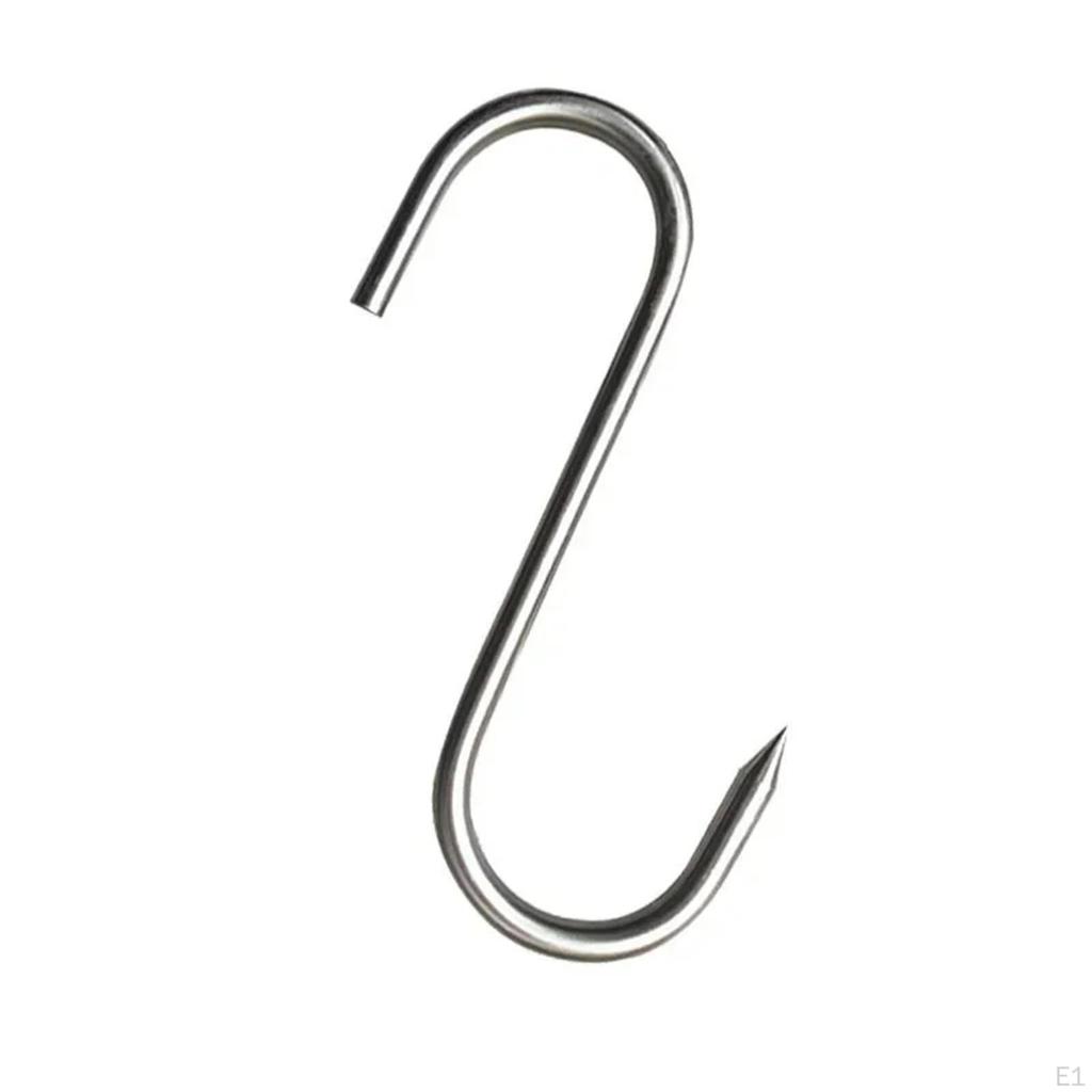 5 Stuks Vlees Haken voor Slachten, Slagershaak, Heavy Duty, BBQ Gereedschap, S-Haak, Vleesverwerking Grill