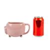 Adorable Pink Ceramic Pig Coffee Mug ,3D Cartoon Animal Design, Reusable, Machine Washable, Perfect for Youngsters' Breakfast or Afternoon Tea