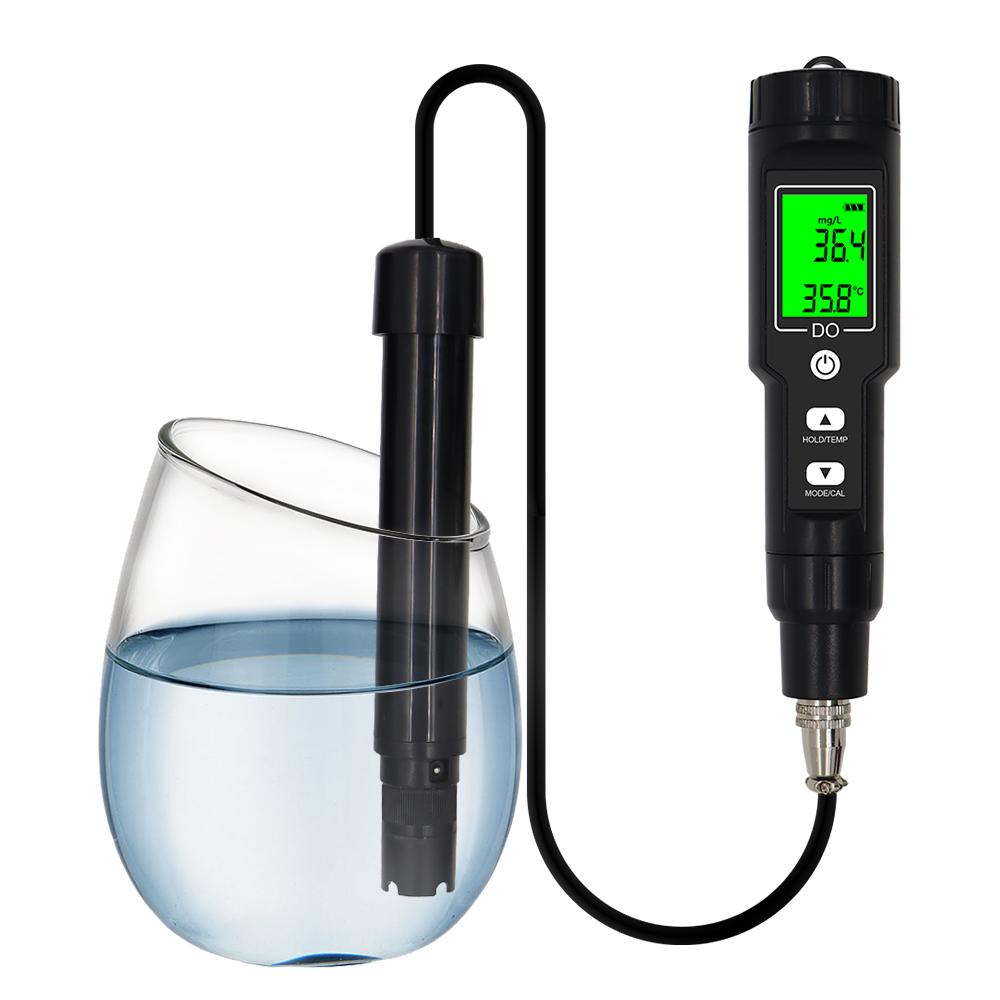 

Digital Dissolved Oxygen Meter 0.0-40.0 Mg/L Waterproof ATC 0.0-300.0% DO Tester DO9100 Water Quality Oxygen Detector