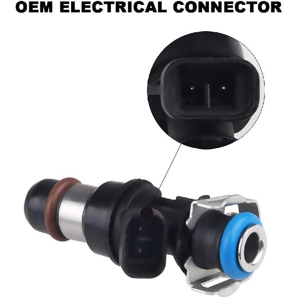 JDMON Fuel Injectors Compatible with Chevy Silverado 1500 2500 3500 Tahoe Express GMC Sierra 1500 2500 3500 Yukon Savana 4.8L 5.3L 6.0L 2001-2006