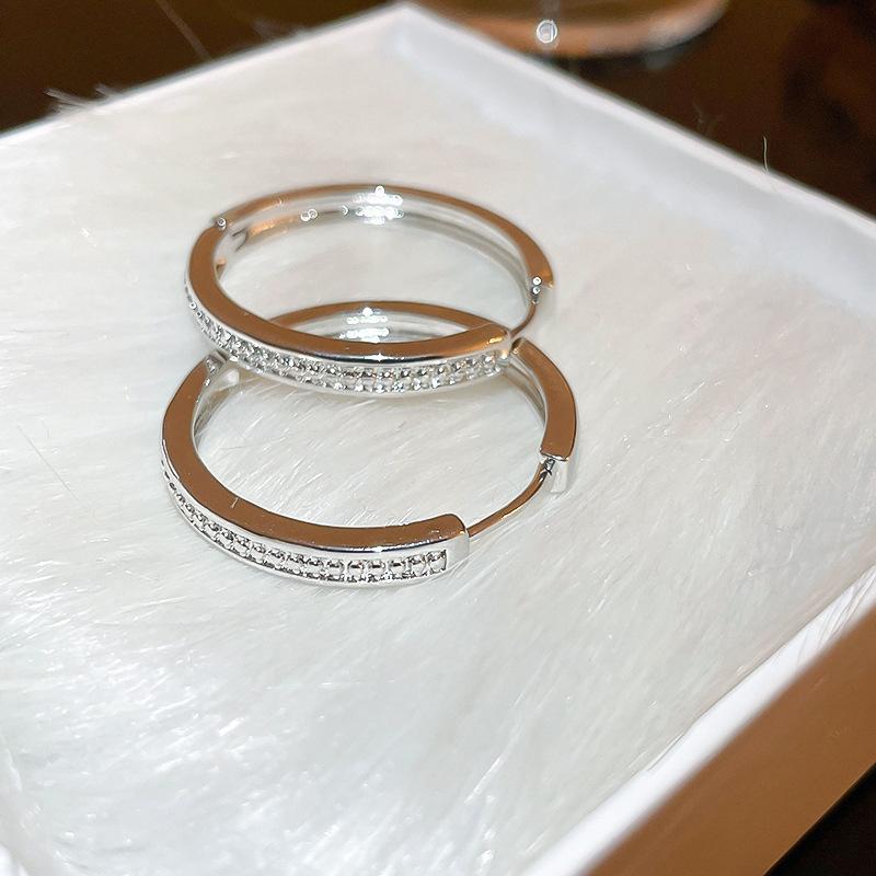 Minimalist Style Unique Temperament Earrings, Trendy Fashion Exaggerated Earrings, Dongdaemun Circle Light Luxury Earrings