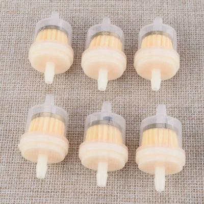 6pcs Inline Gas Fuel Filter Fit For Motorcycle Scooter 6-8mm Pipe