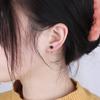 2 Pcs Women Men Spike Cone Tip Titanium Steel Piercing Earrings Ear Stud Fashion Jewelry