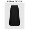 UR 2026 Spring Simple Lace Tie-Waist Loose Half Skirt