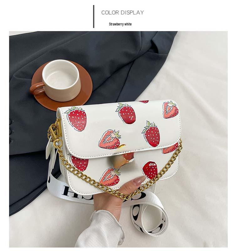 Damen 2025 Stilvolle High-End Kleine Quadratische Umhängetasche mit Vielseitigem Druck