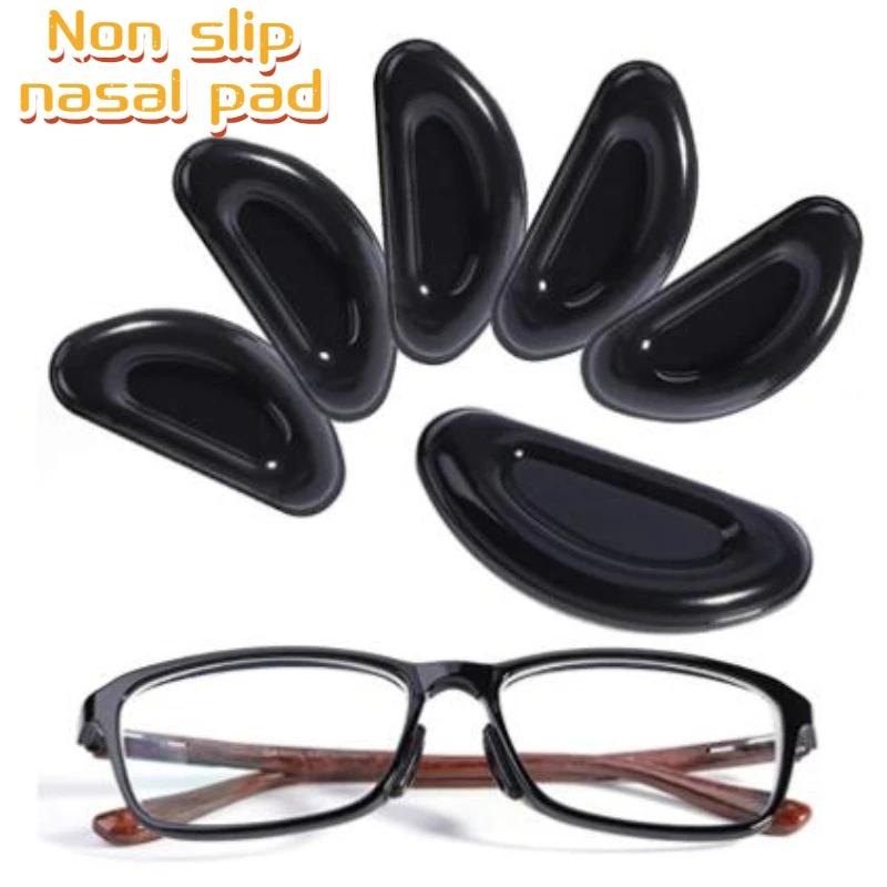 

Fashion 10 pairs Glasses Nose Pads Adhesive Silicone Nose Pads Non-slip Transparent Nosepads for Glasses Eyeglasses Accessories