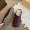 Bailamos Women Split Toe Slippers Tabi Ninja Soft Loafers Slip On Flats Round Toe Shallow Lazy Slip On Boat Slingback Mules Shoe