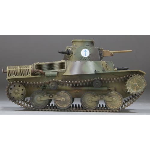 Fine Molds 1/35 Military Series Imperial Japanese Army Type 95 Ha-Go Late Model Light Tank, Iwo Jima Plastic Model Kit MR01