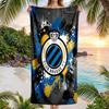 Club Brugge FC Print Quick Dry Beach Towel Microfiber Absorbent Portable Travel Swimming Towel