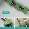 10/30/50/100 Pcs Plant Vine Holder Climbing Wall Fixture Clips with Clear Adhesive Stickers Leaf Shape Plant Fixer Clips