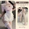 Lingerie Season End Pure Sexy Nurse Uniform Ultra Short Strap Stand-Up Collar Empty Cosplay