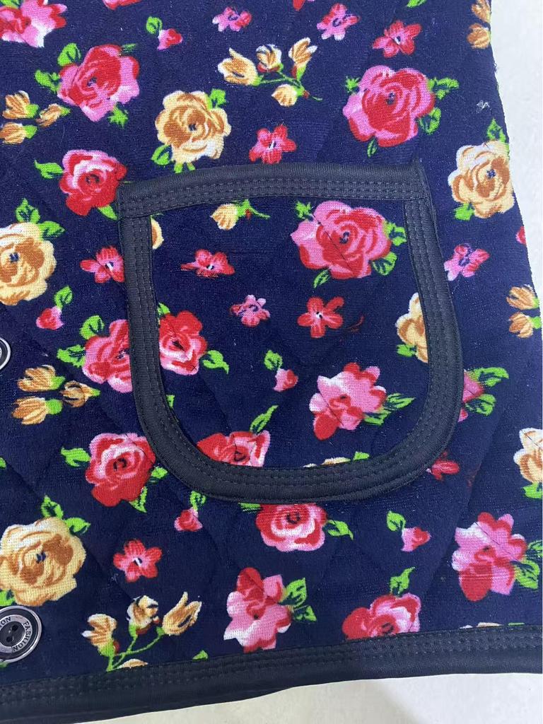 Warm Fleece-Lined Cotton Vest for Middle-Aged and Elderly Women