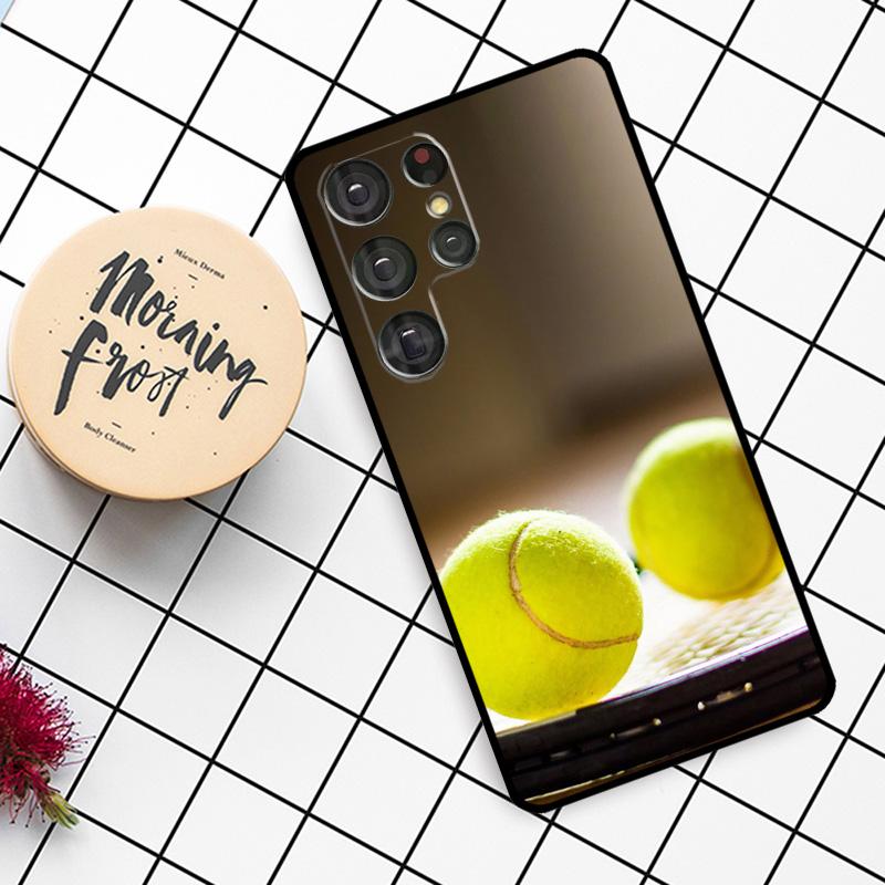 Tennis tennis racket Case For Samsung Galaxy S24 FE S21 S22 S23 S25 Ultra S9 S10 Plus S20 FE S25 FE Phone Cover