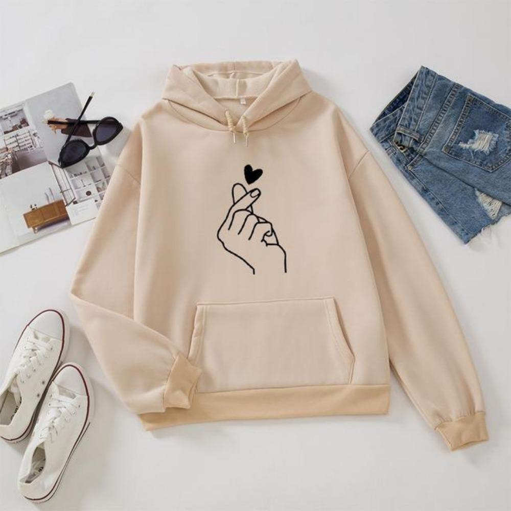 European and American Fleece Hoodie Sweater Men's and Women's Clothing Autumn and Winter Couple Tops Loose