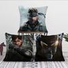 Game Metal Gear Solid Delta Eater Mgs Pillow Case Living Room Accent Couch Back Support Square Lounge Restful Nap Companio