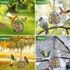 Iron Bird Feeding Wire Cage Bite Resistant Bird Feeding Basket Durable Hanging Bird Feeder  Garden