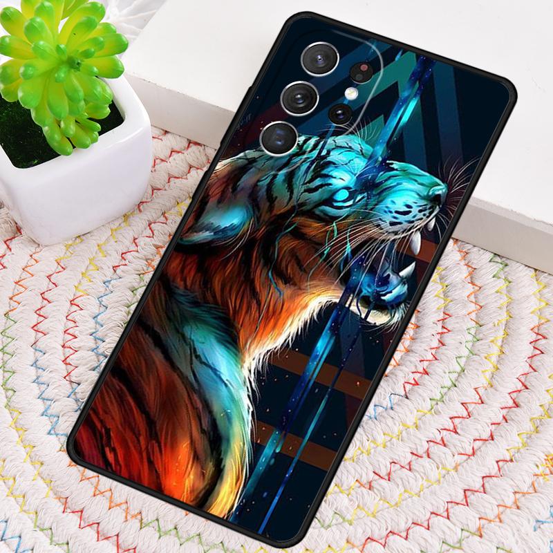 Cool Animal Powerful Tiger Phone Case for Samsung Galaxy Note 10 Pro S26 Ultra S23 S24 FE S25 S21 S22 PLUS Shockproof Cove