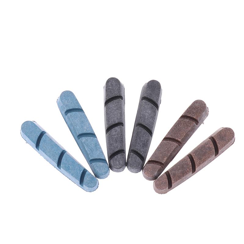 Bike Disc Brake Pads Road Rubber Bike Brake Shoes For Carbon Rims Wheel Durable Tool