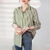 Women's Autumn 2026 Striped Long-Sleeve Shirt – New Style, Gentle Design