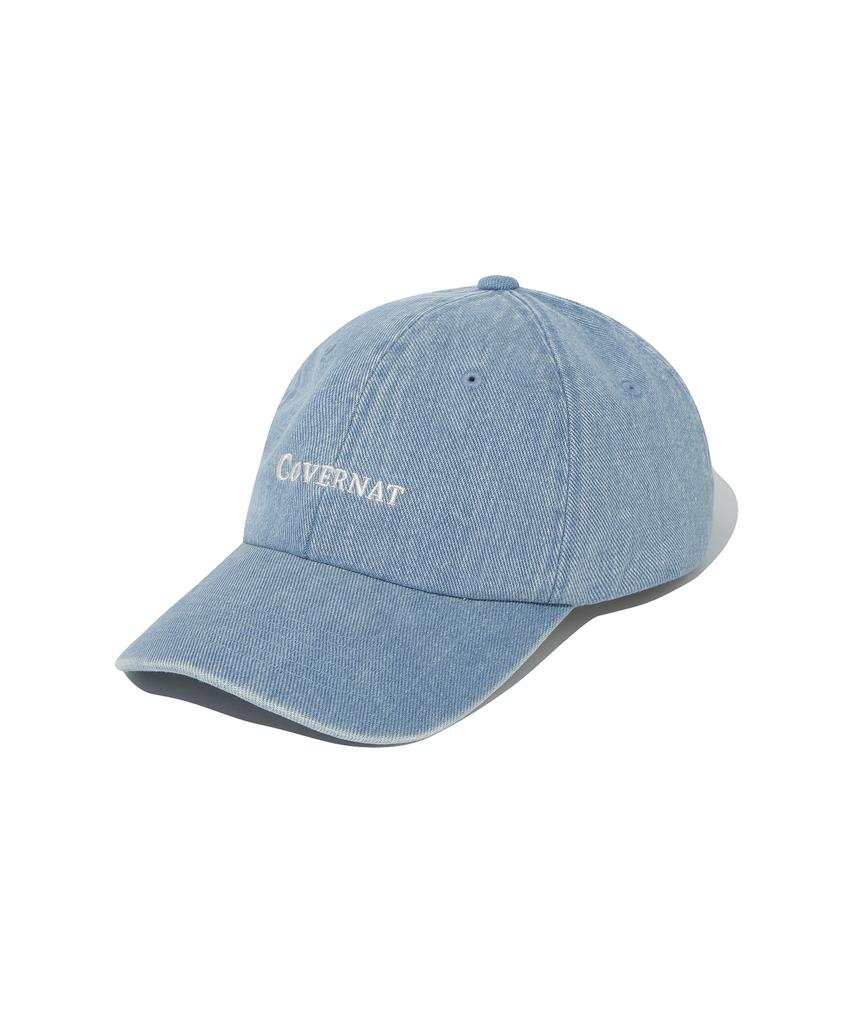 COVERNAT Logo Cozy Fit Denim Ball Cap Denim