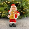 Dropshipping Santa Claus Musical Climbing Rope Ladder Electric Musical Toy Ornaments for Holiday Season MOQ 1 Piece