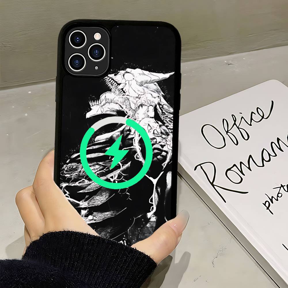 Japan Classic Comics K-Kaiju No8 Anime Magnetic Case For IPhone 17 16 14 13 12 11 15 Pro Max Plus Wireless Charge Phone Cover