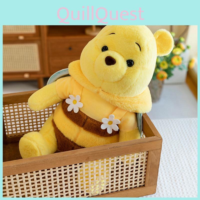 Adorable Winnie The Pooh As A Bee Plushie Super Soft Fluffy Stuffed Animal Gift