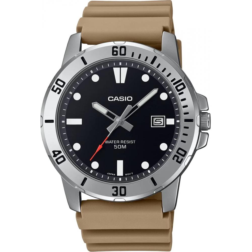 

CaSio Mtp Vd01 5ev [] [CaSio] Стандартные аналоговые кварцевые мужские наручные часы Military Khaki Beige