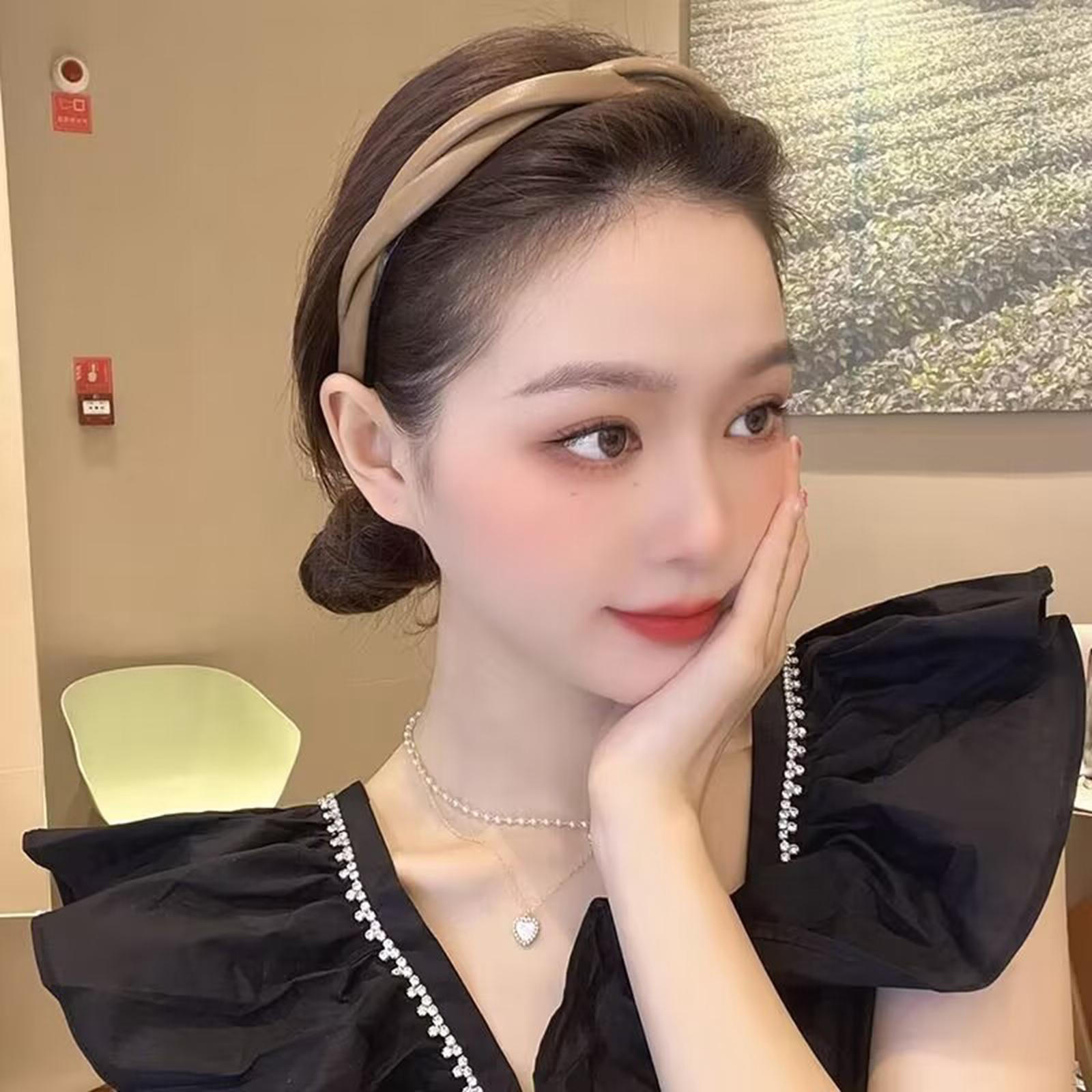 

-Повязки на голову для женщин, повязка для волос для девочек-подростков, праздничный подарок, модный косплей костюм, головной убор, кофейный