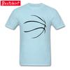 Black Basketballer Soccer Outline Bargraph Mens T Shirts Tacos Est Simple Style Loose Judo White Tshirt